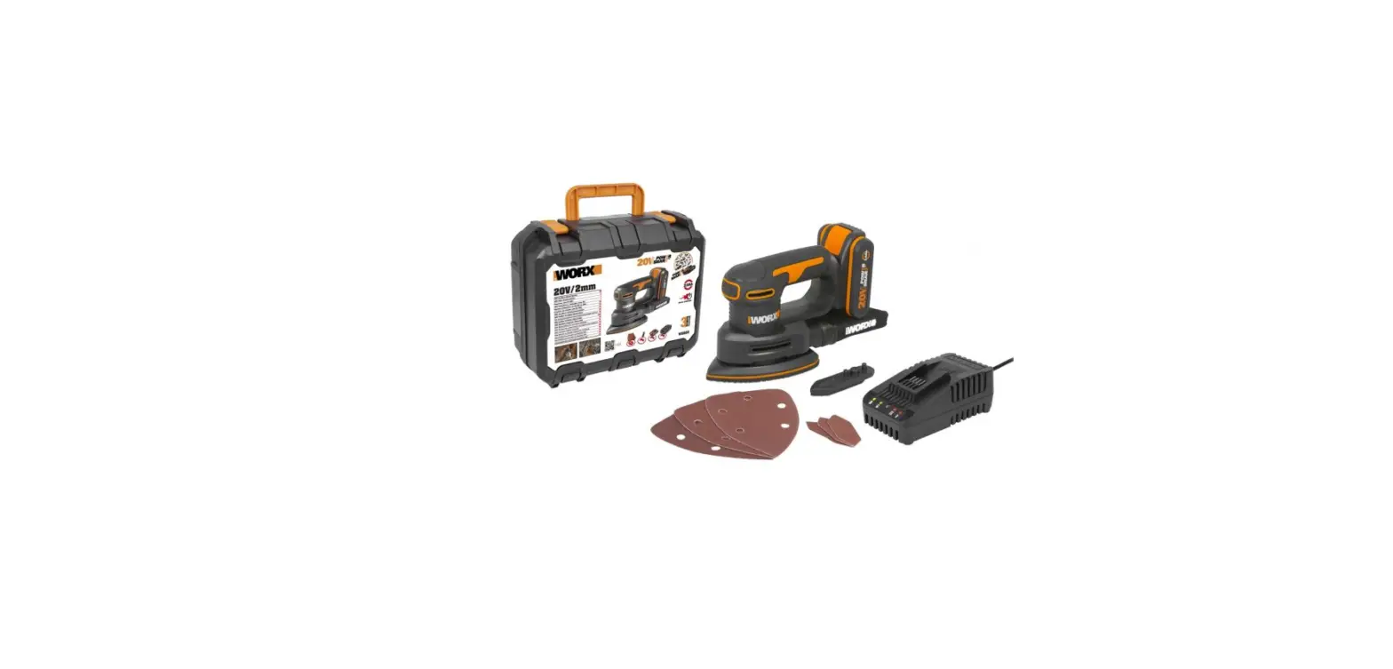 Worx Wx822, Wx822.x 20v Cordless Detail Sander Instruction Manual