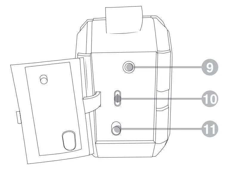 NINGBO STAR 7198-26 Brick Outdoor Waterproof Bluetooth Speaker - Side view