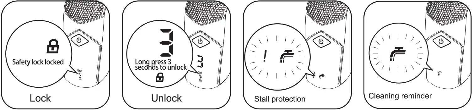 KIBIY MS 672 Cordless LED Bald Head Shaver - Figure 2