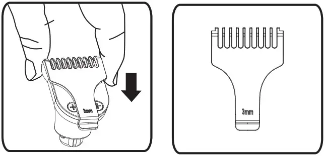 KIBIY MS 672 Cordless LED Bald Head Shaver - Figure 5