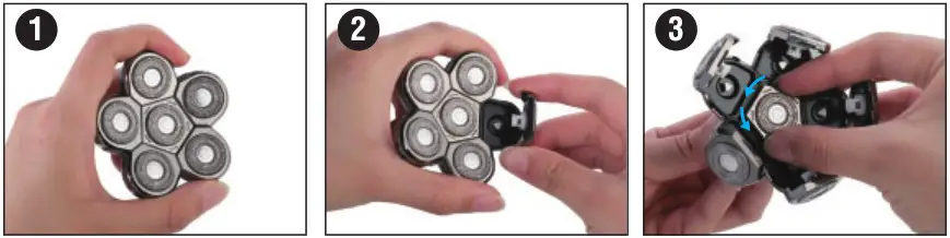 KIBIY MS 672 Cordless LED Bald Head Shaver - Figure 8