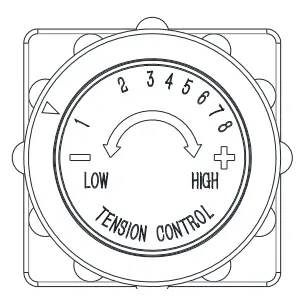 SUNNY SF-E3988 Magnetic Standing Elliptical with Handlebars - ADJUSTING THE TENSION