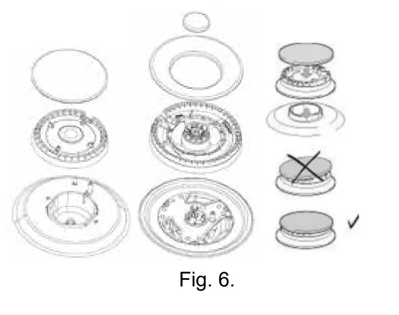 Install Burner Heads
