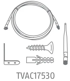 ABUS PPDF17520 Easy Look BasicSet Camera - Signal boost set