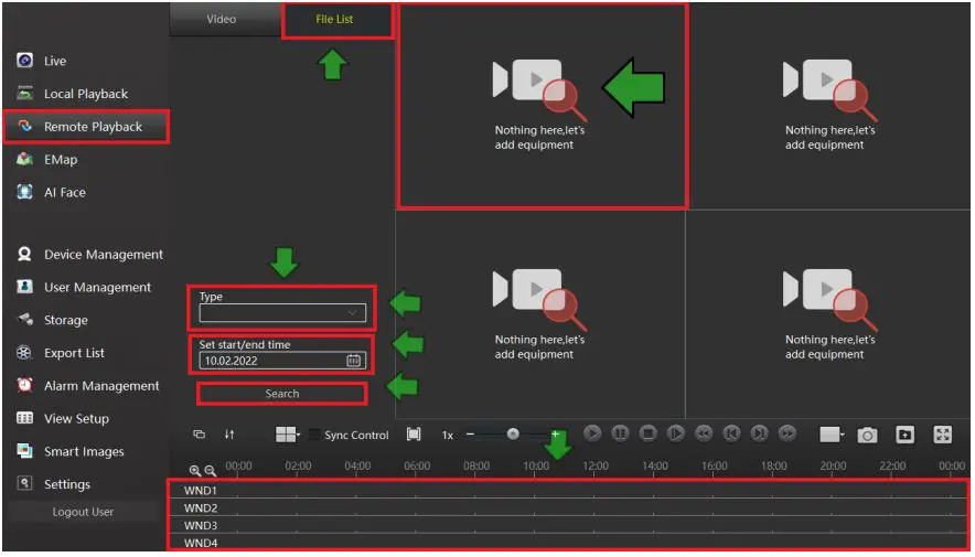 Zintronic Adding Camera to iVMS320 Programme Instructions - Recordings playback