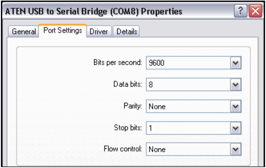HOCHIKI GUC232A USB to Serial Converter Cable - Device Manager