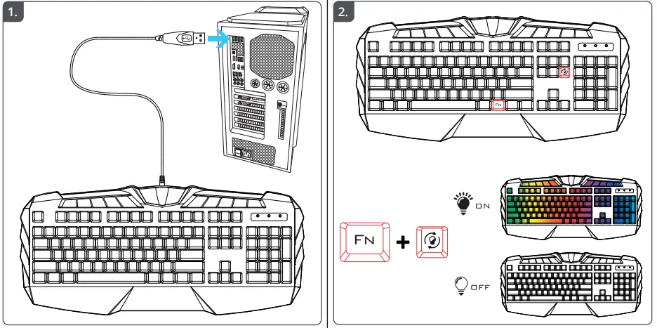 Trust 24303 GXT 881 Odyss RU Mechanical Keyboard