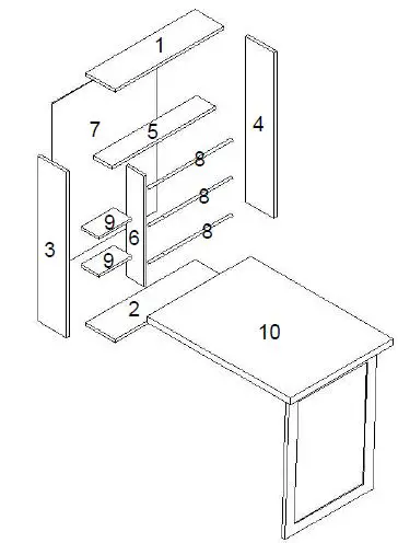 JAXSUNNY-HG61S0863-32-Inch-White-Wood-Wall-Mounted-Fold-Down-Desk-1