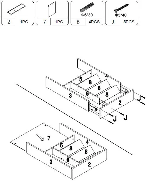 JAXSUNNY-HG61S0863-32-Inch-White-Wood-Wall-Mounted-Fold-Down-Desk-5