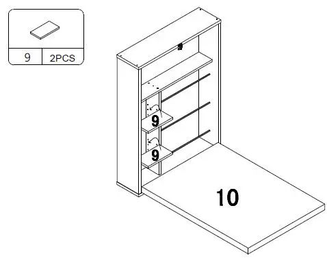 JAXSUNNY-HG61S0863-32-Inch-White-Wood-Wall-Mounted-Fold-Down-Desk-9