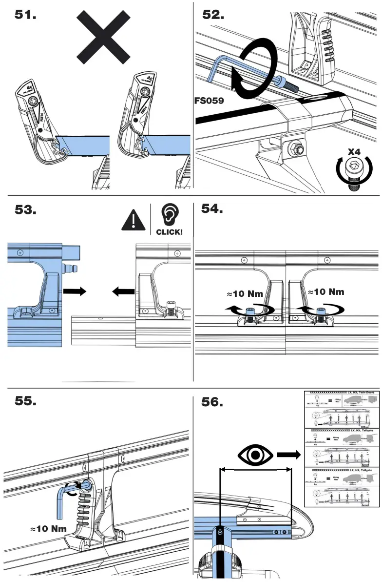 Rhino K501 KammRack Aluminium Rack - Figure 9