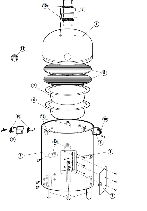 Brinkmann-DS-30-Charcoal-Smokerl-fig-1