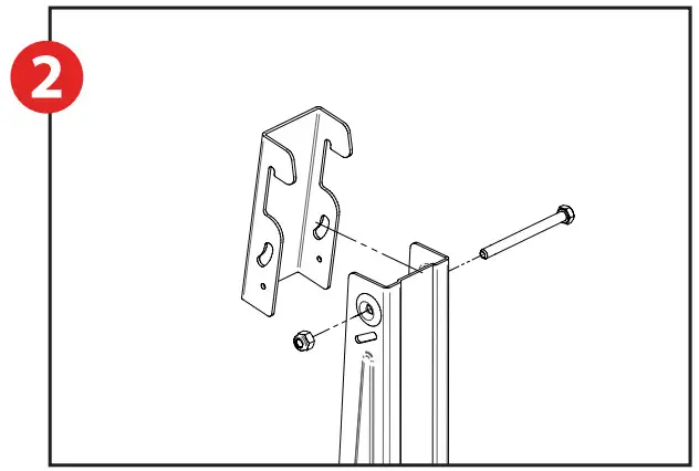breeze33 BZ33-WB Mini Split Wall Bracket - Using