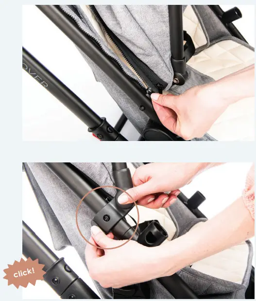 babybee ROVER2019 2-in-1 Bassinet Plus Stroller Set - figure 6