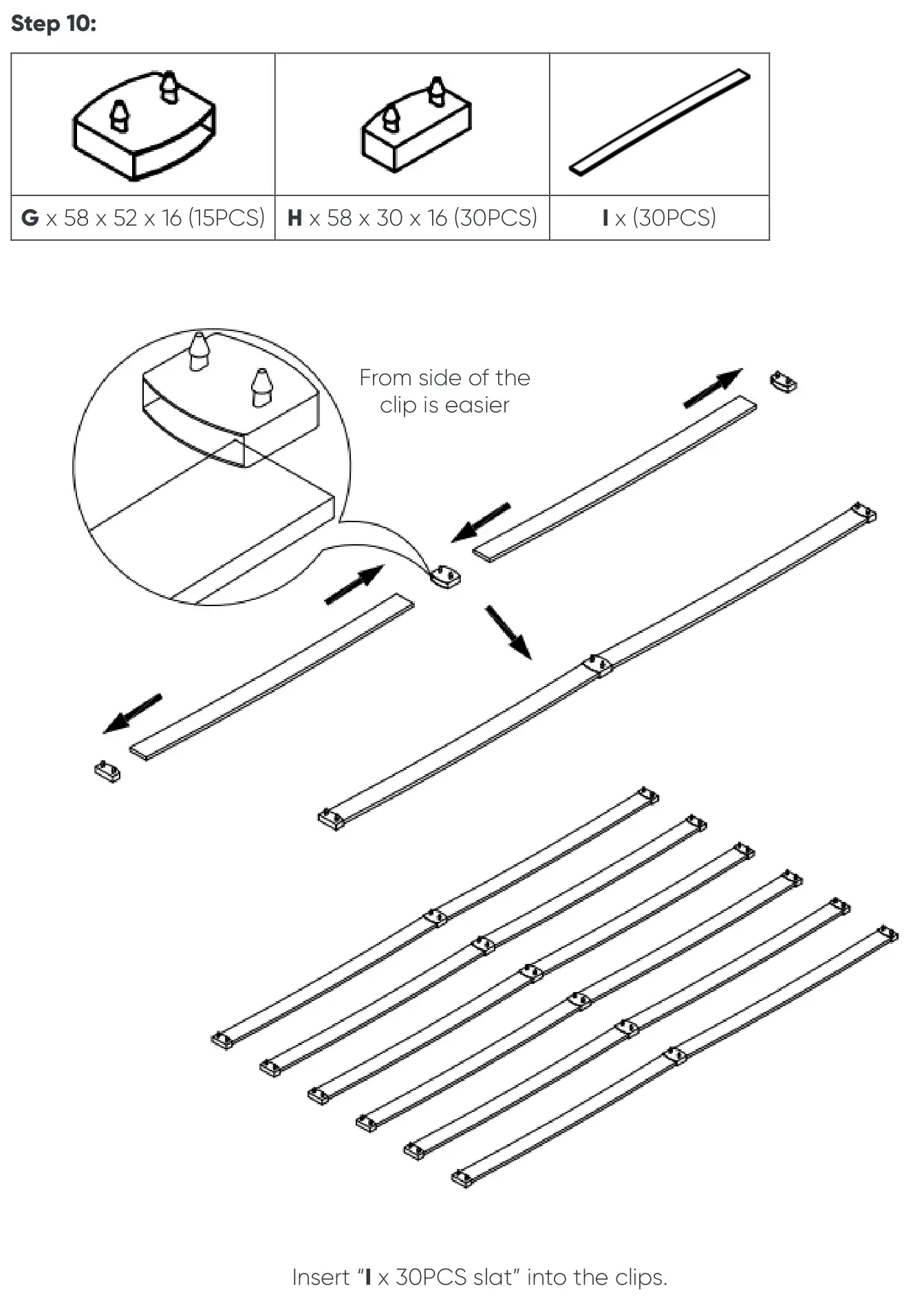 MATT BLATT SAO PAULO BED FRAME (QUEEN) - ASSEMBLY 10