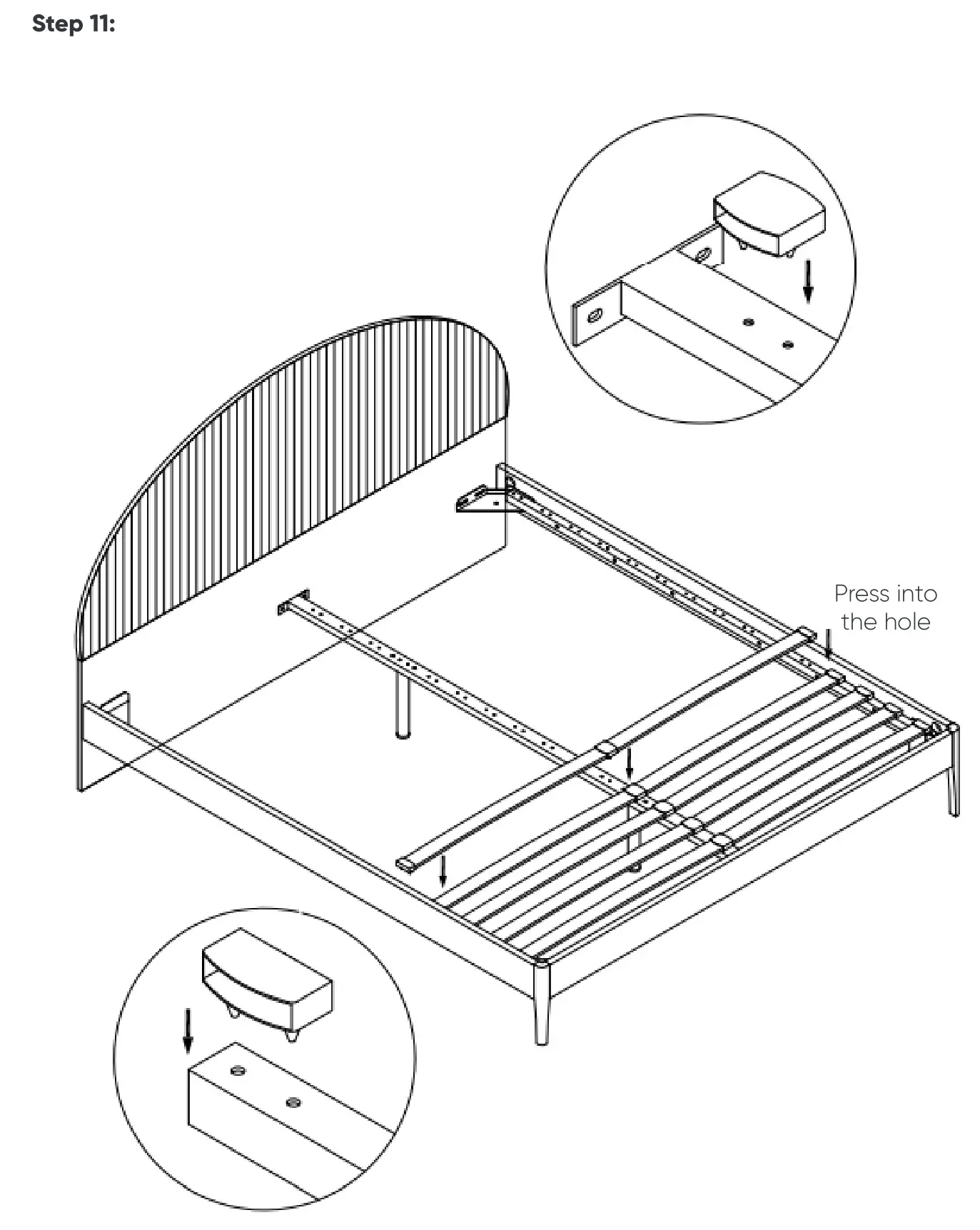 MATT BLATT SAO PAULO BED FRAME (QUEEN) - ASSEMBLY 11