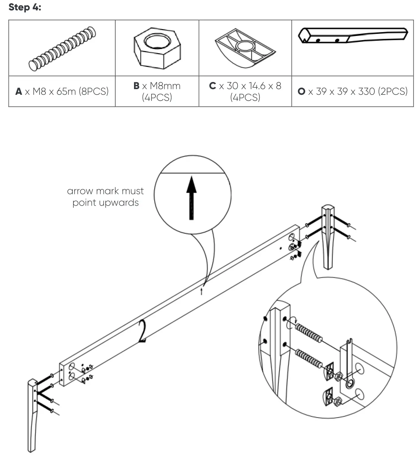 MATT BLATT SAO PAULO BED FRAME (QUEEN) - ASSEMBLY 4
