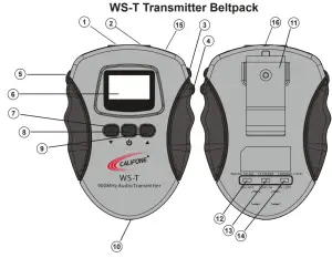 CALIFONE WS Series Wireless Audio System Receiver - FUNCTIONS