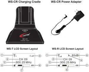 CALIFONE WS Series Wireless Audio System Receiver - FUNCTIONS4