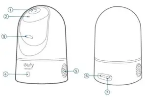 Indoor Pan or Tilt Security Camera OVERVIEW