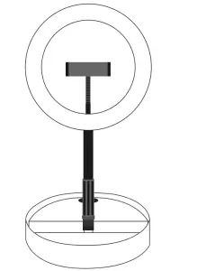 hama 00004642 FoldUP 102 LED Ring Light
