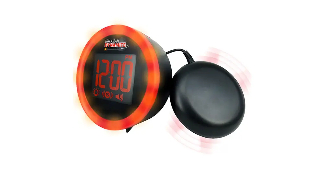 Oricom Wake 'n' Shake Loud Alarm Clock With Shaker Wns80 User Guide