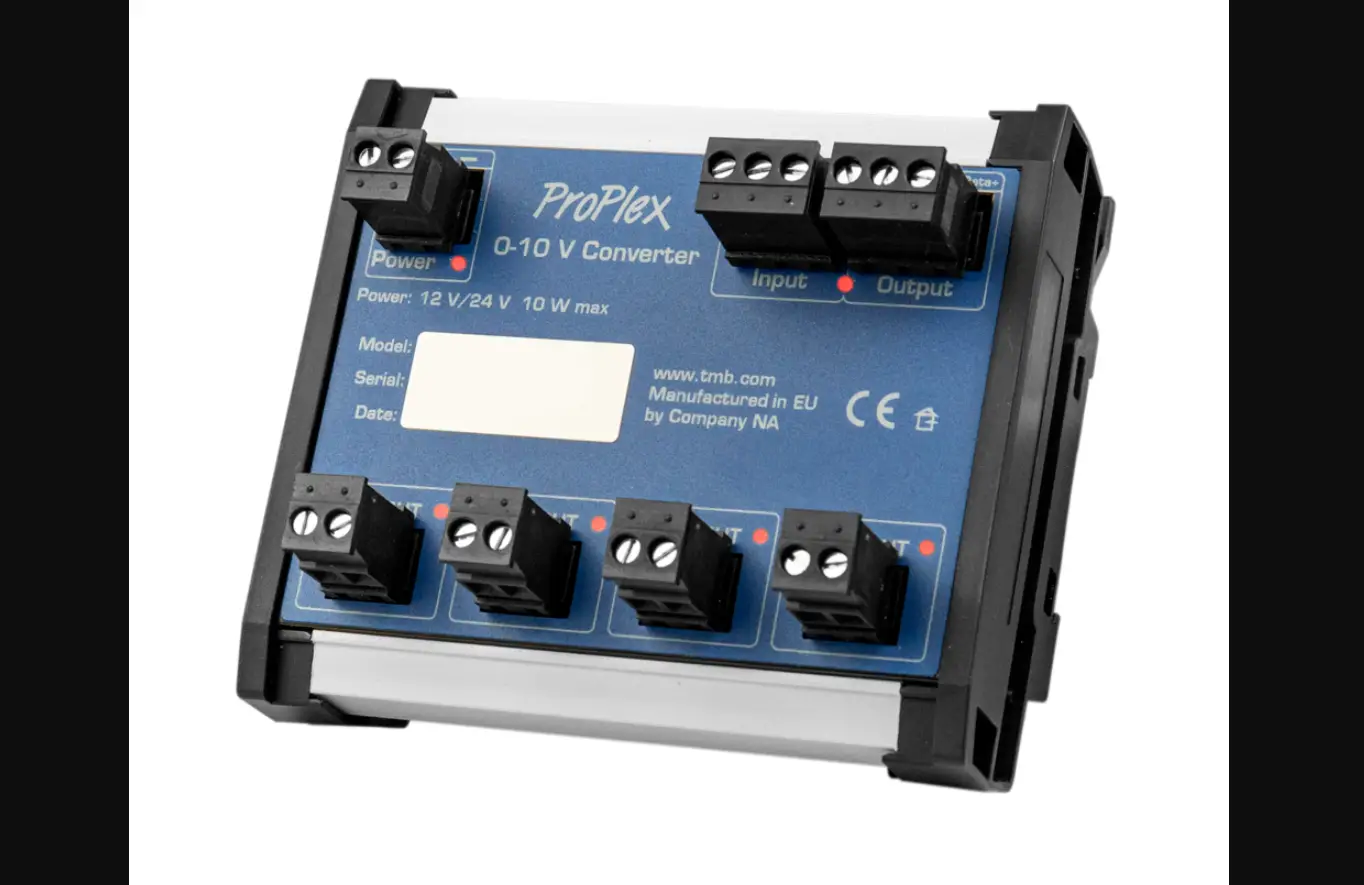Proplex Din Rail 6-track Dmx Record User Guide Proplex Din Rail 6-track Dmx Record User Guide
