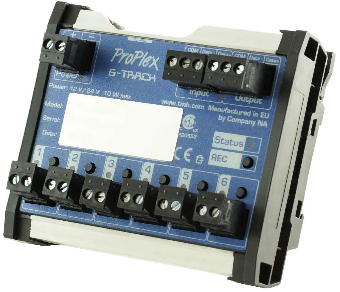 ProPlex DIN Rail 6-Track DMX Record