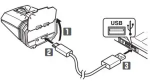 ELECOM M-CCP1BB Bluetooth Mouse Ultimate BlueLED Silent Clippable Mouse - Charging