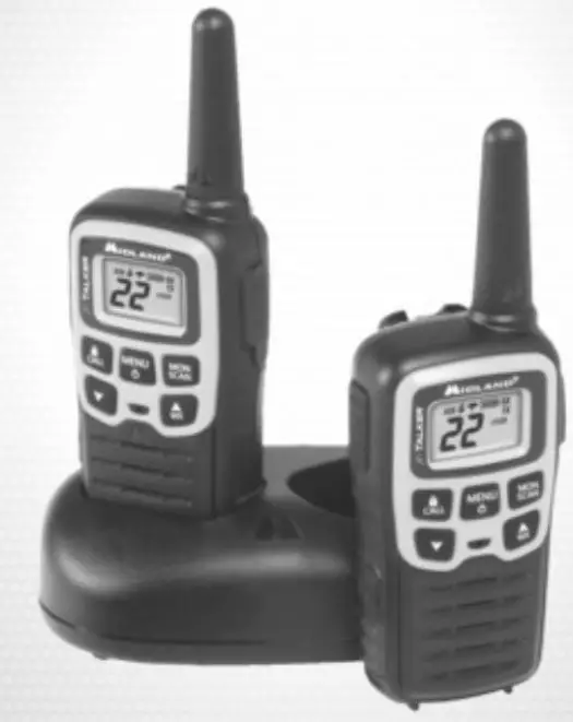 Midland T50 Series T51vp3 2-way Radios With Charger Owner's Manual