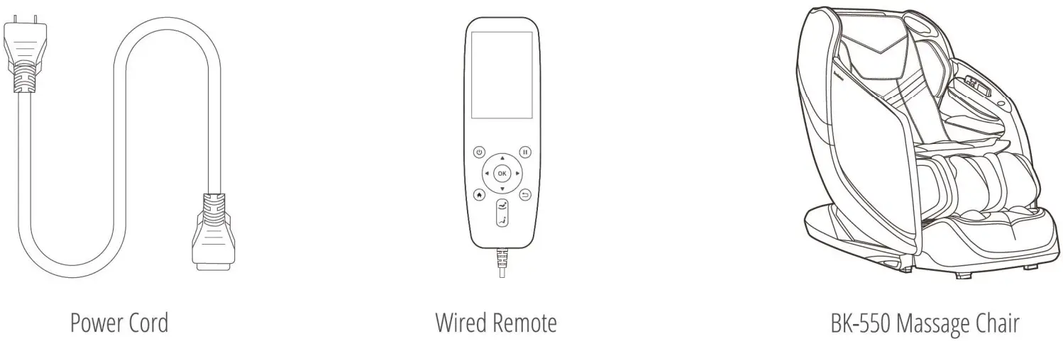 Brookstone BK-550 Massage Chair - fig2