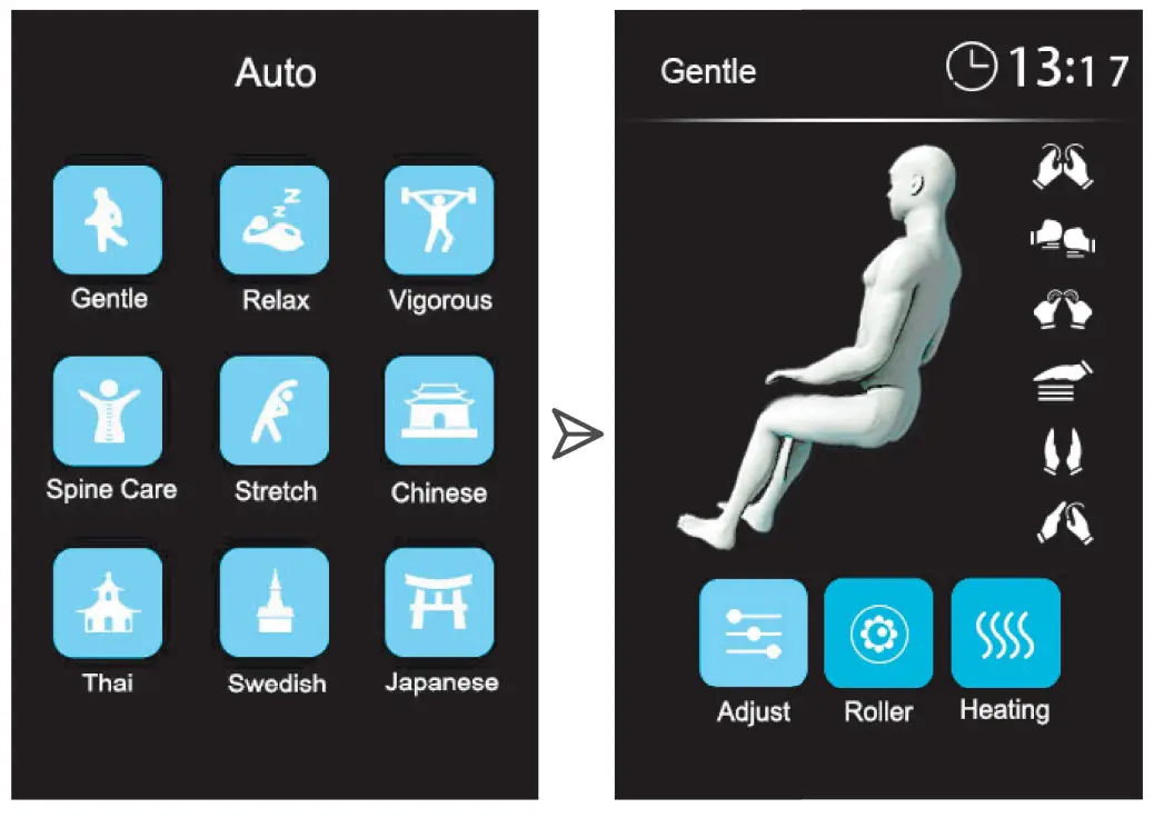 Brookstone BK 550 Massage Chair - fig236