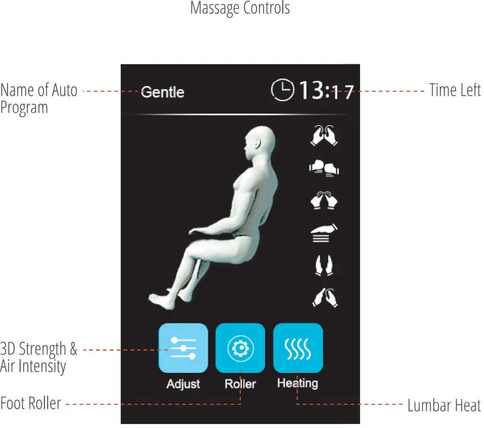 Brookstone BK-550 Massage Chair - fig24