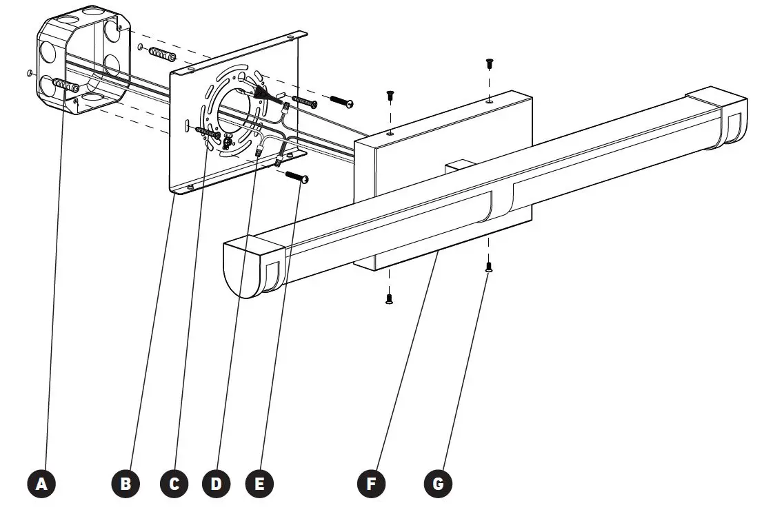 artika VAN-KOC-HD2WD Koben LED Vanity Light fig8