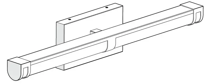 artika VAN-KOC-HD2WD Koben LED Vanity Light image
