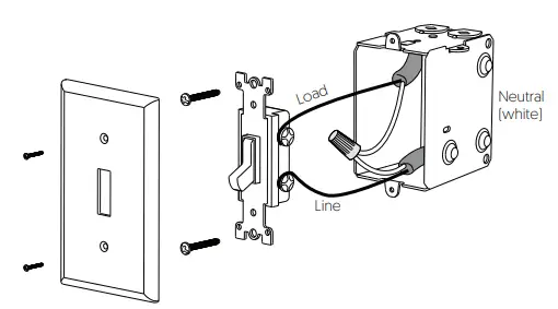sinope SW2500ZB Smart Light Switch fig4