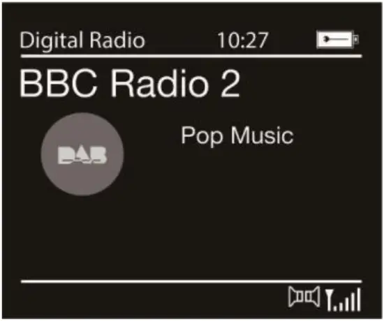 Listening to digital or FM radio