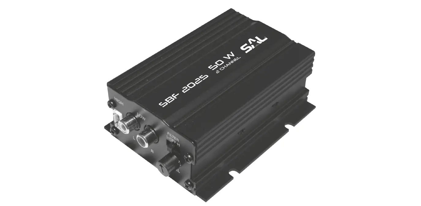 Somogyi Electronic Sbf 2025 Universal Car Amplifier 2 Channels 4ohm 50w Instruction Manual