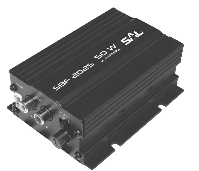 SOMOGYI ELECTRONIC SBF 2025 Universal Car Amplifier 2 Channels 4ohm 50W fig 1