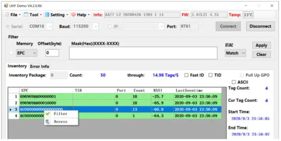Egltec Intelligent Technology SF 0204 4 Port UHF RFID Reader Fixed - read and write tag 2