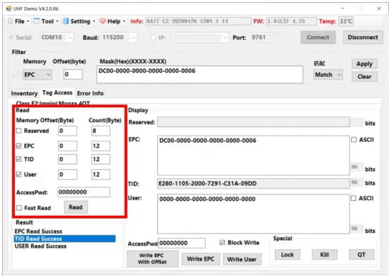 Egltec Intelligent Technology SF 0204 4 Port UHF RFID Reader Fixed - read and write tag 4