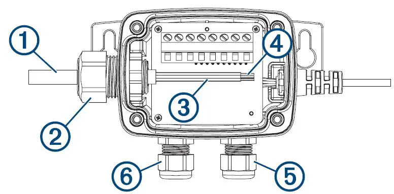 GARMIN 010-12719-00 8-Pin Transducer Adapter Fig1