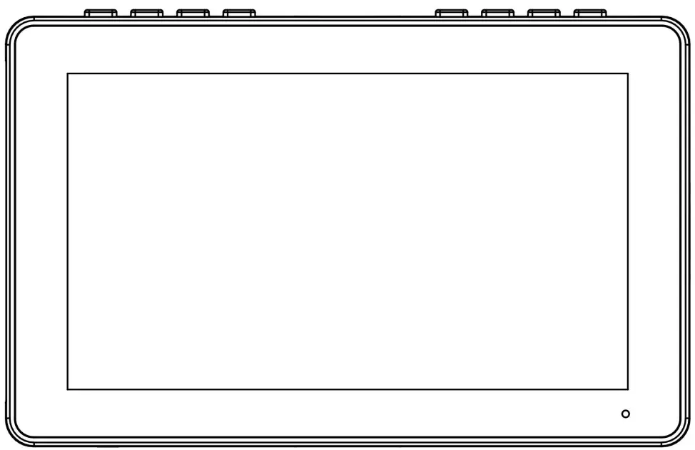 C4i F970 5 5 Inch Touch Screen Monitor-Front Panel