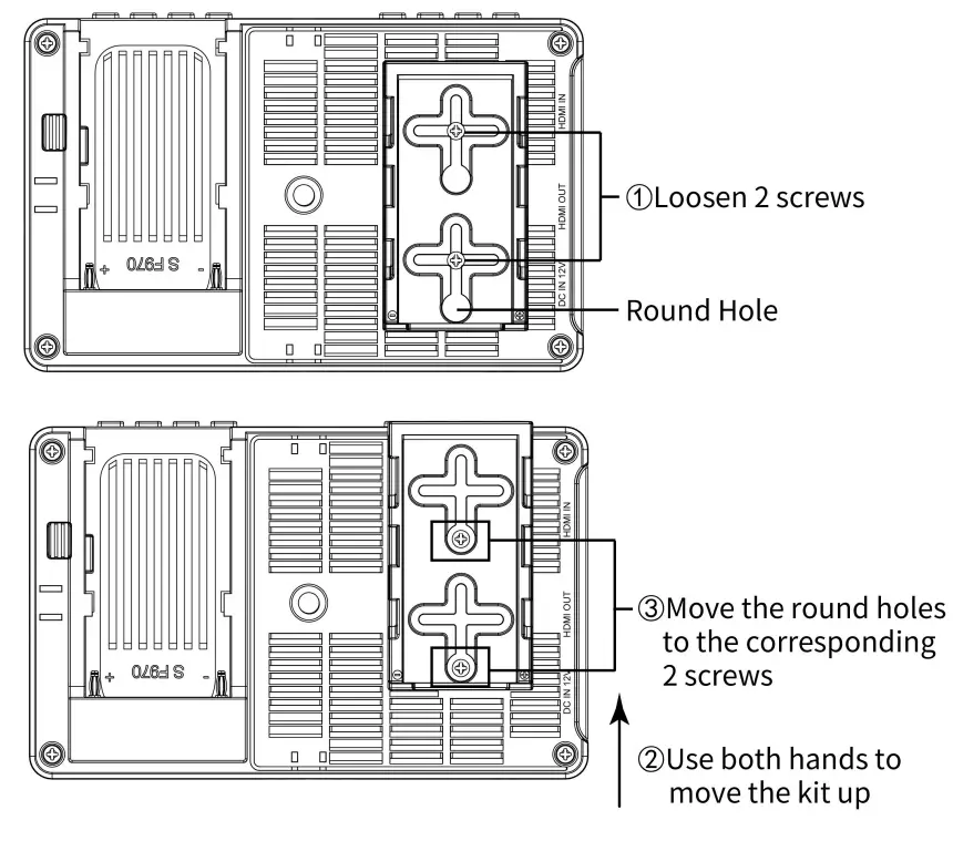 C4i F970 5 5 Inch Touch Screen Monitor-remove the kit