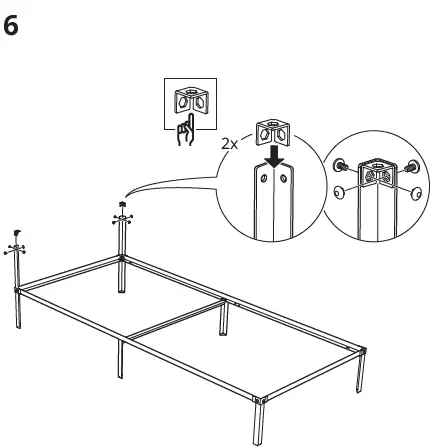 IKEA 204.587.57 GRIMSBU Bed Frame fig9
