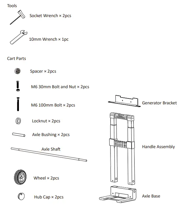 NATURE S GENERATOR B08F7R2LSH 2880W Peak Push Button Start Solar Powered Portable Generator-fig9