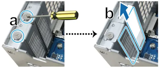 To install the network interface card