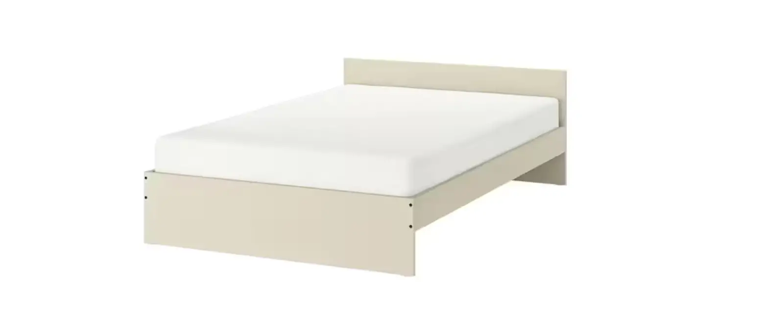 Ikea Gursken Bed Frame With Headboard Light Beige Instruction Manual