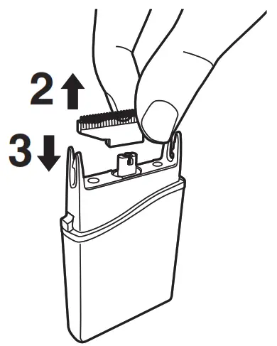 Panasonic ES RC20 Men Pocket Shaver - Replacing the outer foil and the inner blade 2