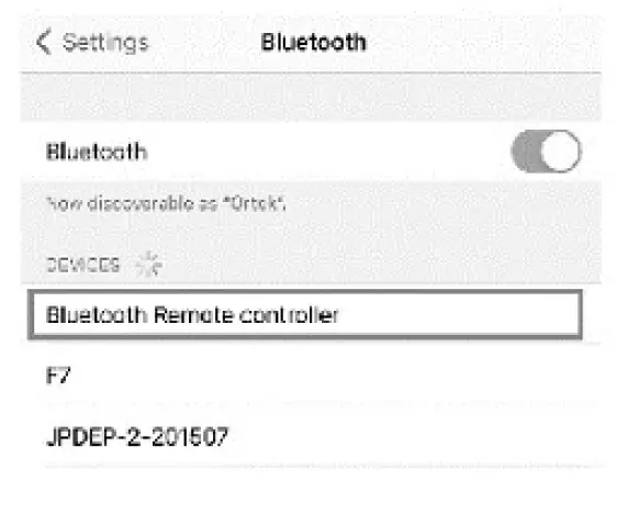 ORTEC Bluetooth Remote Control & Touchpad 4